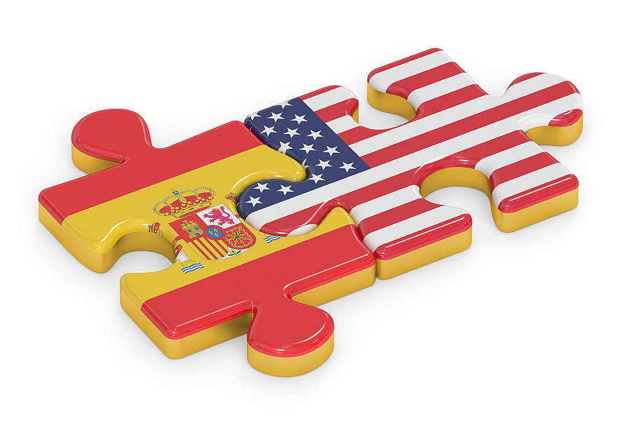 usa-and-spain-puzzles-from-flags-relation-concept-3d-rendering