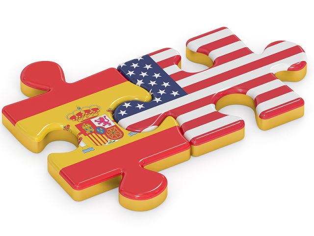 usa-and-spain-puzzles-from-flags-relation-concept-3d-rendering