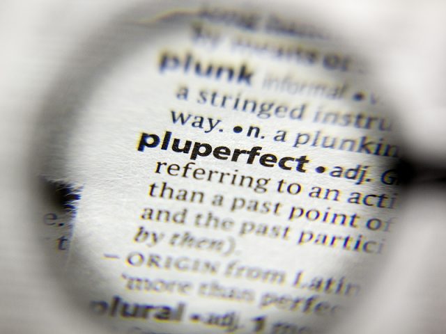 the-word-or-phrase-pluperfect-in-a-dictionary